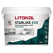 Затирка эпоксидная Litokol Starlike Evo S.102 Bianco Ghiaccio 5 кг