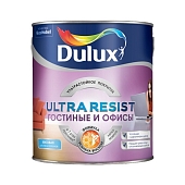 Краска интерьерная Dulux Ultra Resist Гостиные и офисы матовый база BС 2,5 л
