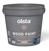 Краска универсальная Olsta Wood Paint по дереву база А 0,9 л