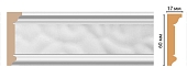 Плинтус потолочный Decomaster D216-114 2400*60*17 мм