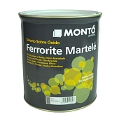 Эмаль специальная Monto Ferrorite Martele молотковый чёрный 0,75 л