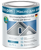 Краска фасадная Bio Pin Wetterschutzfarbe бесцветный 0,375 л