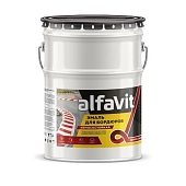 Краска специальная Alfavit для бордюров белый 25 кг